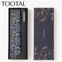 TOOTAL メンズ ネクタイピンギフトセット 100%上質シルク編み ダークネイビーペイズリー トゥータル ヴィンテージ オリジナル 祝い 卒業式 トラッド ...
