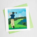 Quilling Card(NCOJ[h) O[eBOJ[h Golfer St@[