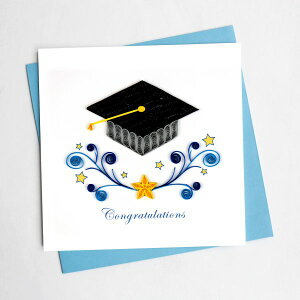 Quilling Card(クイリングカード) グリーティングカード Graduation Congrats 卒業おめでとう