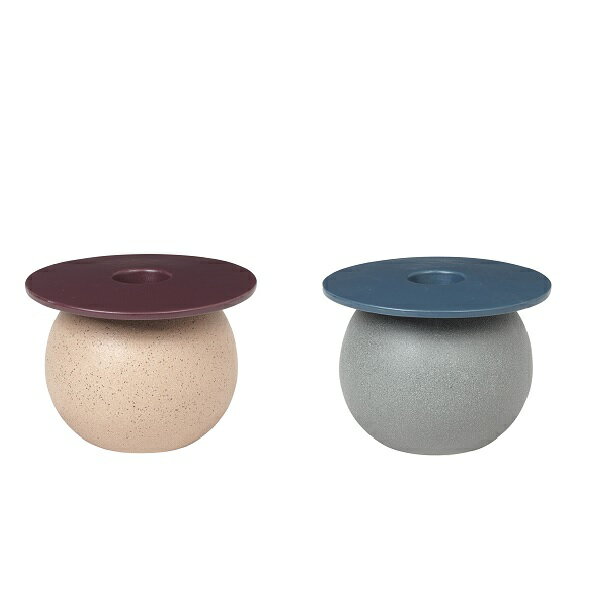 broste COPENHAGEN(ブロステ) マーヴィンベース S ボルドー×ベージュ/スモークブ