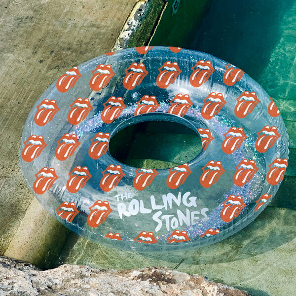 SUNNYLIFE(サニーライフ) プールリング グリッター The Rolling Stones コラボアイテム ローリング・ストーンズ 浮き輪 大人用 海水浴 プール 夏 水遊び レジャー 水着 川遊び 水泳 スイミング おしゃれ 可愛い