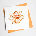 Quilling Card(クイリングカード) サンキューカード Thank You letter サンキューレター