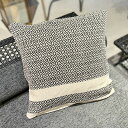 【期間限定30%OFF】 Affari(アファリ) ロンブス クッションカバー ブラック