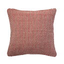 CLOVER(クローバー) ウーブンクッションカバー レッド 45×45