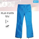 23-24 PICTURE PLAN PANTS picture ピクチャー スノボウェア ウェア パンツ メンズ スノーボード スキー 2023-2024