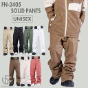 24-25 FNS49 スノボウェア ウェア パンツ SOLID PANTS メンズ レディース スノーボード スキー FNS49 2024-2025