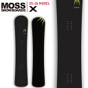 25-26 MOSS SNOWBOARD X モス エックス ボード 予約商品 スノーボード 板 2025-2026(4)