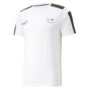 PUMA BMW オフィシャル MENS MT7 Tシャツ / ホワイト 白 半袖