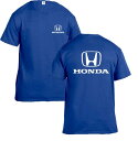 HONDA ホンダ US限定 クラシックロゴ Tシャツ ブルー Hロゴ 青 車