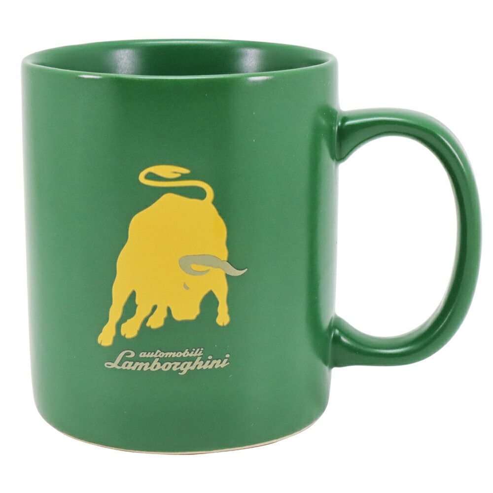ランボルギーニ オフィシャル マグカップ グリーン / ロゴイエロー