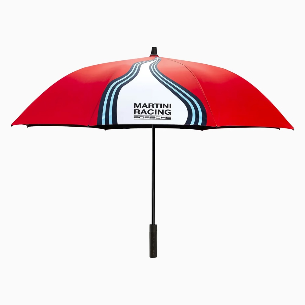 ポルシェ マルティニ レーシング ラージ アンブレラ 公式 Porsche 雨具 傘 かさ レイングッズ 長傘