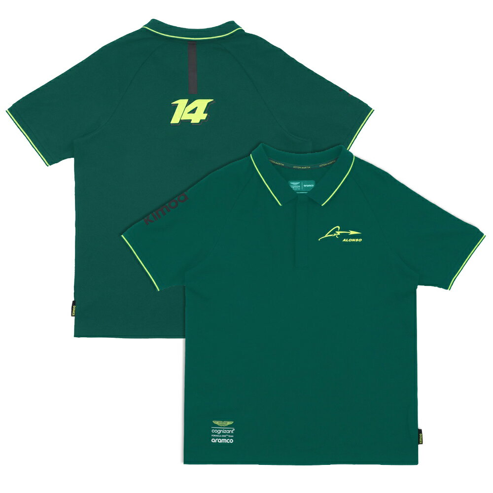 kimoa アロンソ × アストンマーチン F1 ライフスタイル ポロシャツ グリーン 公式