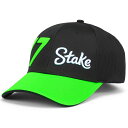 2024 ステーク F1 チーム キック ザウバー バルテリ ボッタス ベースボール キャップ 帽子 ブラック 黒 グリーン オフィシャル 公式