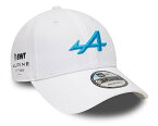 2023 アルピーヌ F1 チーム NEW ERA 9FORTY エッセンシャル キャップ / ホワイト 公式 F1 Alpine