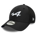 BWT アルピーヌ F1 チーム NewEra 9FORTY アジャスタブル ベースボール キャップ 帽子 ブラック 黒 Alpine(4)