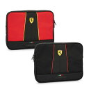 スクーデリア フェラーリ ferrari タブレット バッグ レッド ブラック 赤 黒 F1 小物入れ トラベルポーチ(2)