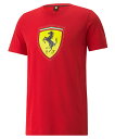 PUMA スクーデリア フェラーリ SF レース カラード ビッグシェル Tシャツ レッド 赤 半袖 公式 SF