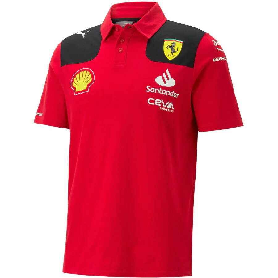 【キッズ】 2023年 PUMA スクーデリア フェラーリ チーム ポロシャツ レッド F1 Ferrari 公式