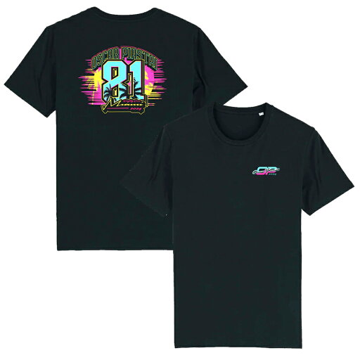 オスカー ピアストリ オフィシャル マイアミ Tシャツ ブラック 黒 公式 マクラーレン F1 オスカー ピアストリ オフィシャル マイアミ Tシャツ ブラック 黒 公式 マクラーレン F1