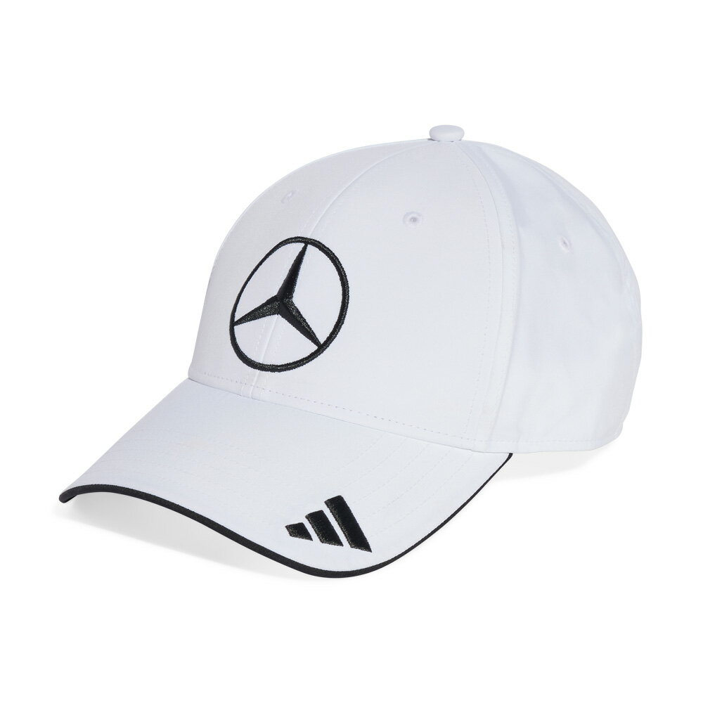 2025 メルセデス AMG ペトロナス F1チーム ブラックライン ベースボール キャップ ホワイト 白 帽子