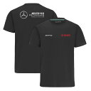 メルセデス AMG ペトロナス F1 チーム AMG 55周年記念 Tシャツ / ブラック 黒