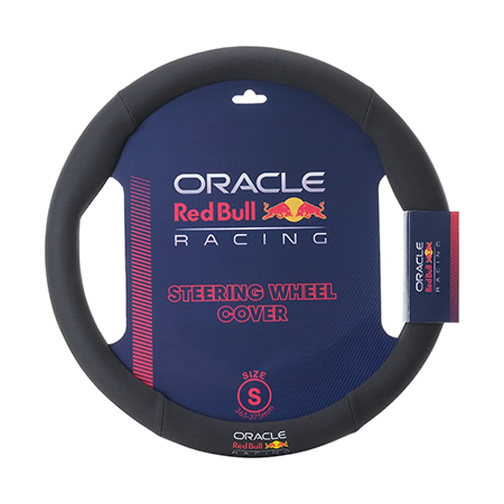 オラクル レッドブル レーシング オフィシャル ステアリング カバー ブラック Sサイズ ステアリングカ..