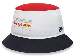 2023 オラクル レッドブル レーシング NEW ERA チームロゴ バケットハット / トリコロール Red Bull 帽子 キャップ 白 赤 紺 ホワイト レッド ネイビー 公式