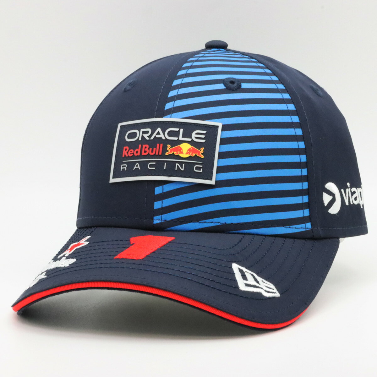 楽天クラブウィナーズ2024 オラクル レッドブル レーシング マックス フェルスタッペン NewEra 9FORTY ベースボール キャップ 帽子 ネイビー 公式 F1 RedBull スナップバック