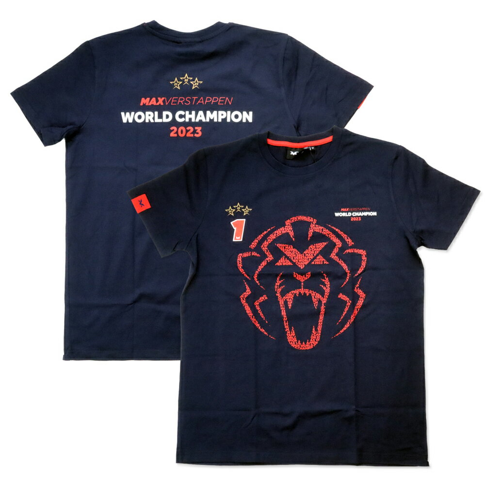 楽天クラブウィナーズ2023 Red Bull Racing マックス フェルスタッペン ワールド チャンピオン 記念 Tシャツ