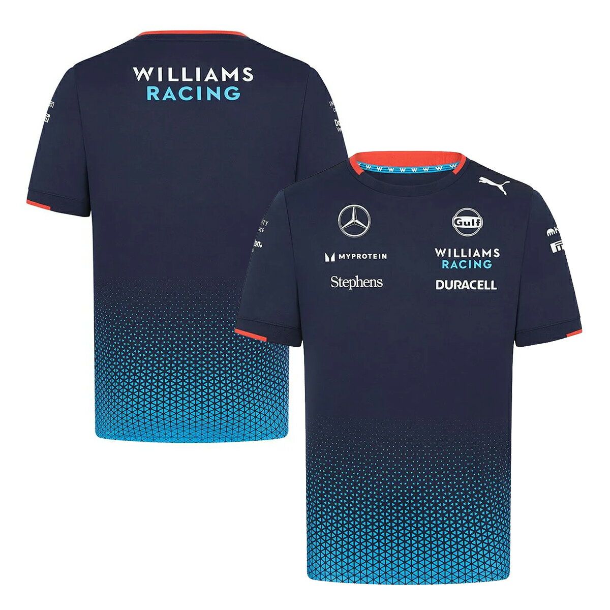 2024 ウィリアムズ レーシング Williams Racing チーム Tシャツ ネイビー