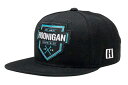 HOONIGAN フーニガン ブラケット X スナップバック フラット キャップ 帽子ブラック シアン ケンブロック DC