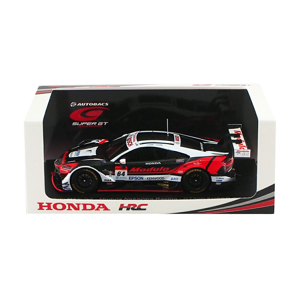 スパーク 1/43 2022年 Modulo Nakajima Racing SUPER GT GT500 #64 NSX-GT 伊沢 拓也 / 大津弘樹 ミニカー モデルカー 模型 ミニチュア SGT034