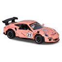 マジョレット 1/64 ポルシェ Porsche 911 GT3 RS 23 Pink Pig ミニカー ピンク