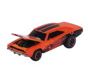 マジョレット 1/64 レーシング ダッジ チャージャー R/T オレンジ ミニカー ミニチュア コレクターズカード付 Dodge Charger アメ車