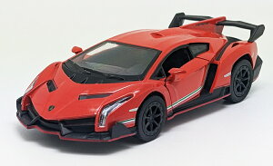 Kinsmart 1/36 ランボルギーニ ヴェネーノ プルバックカー オレンジ 模型 モデルカー ミニカー KT5367-or