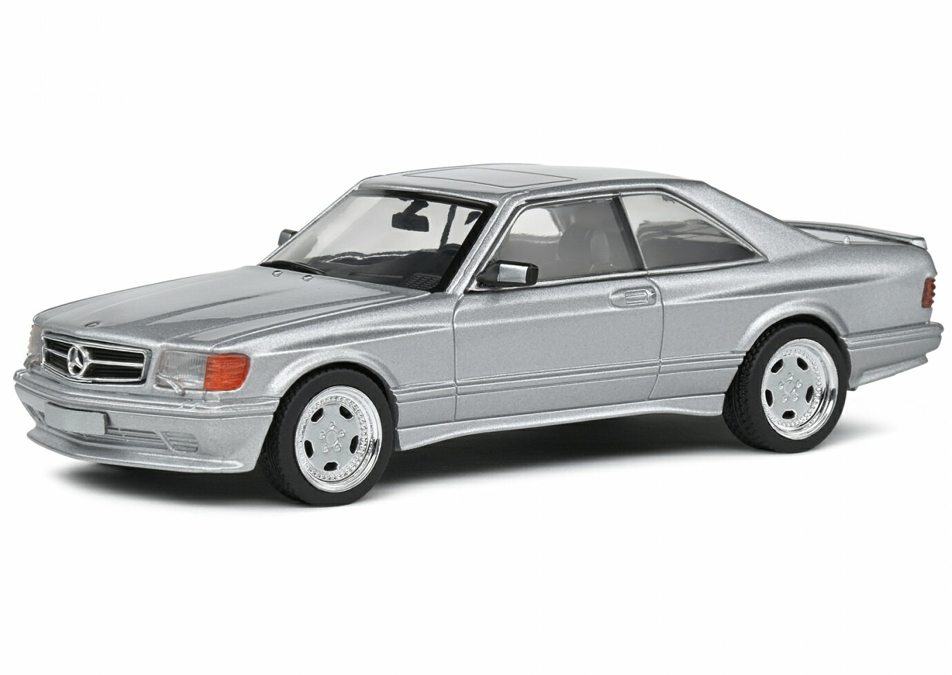 楽天クラブウィナーズソリッド 1/43 メルセデス ベンツ 560 SEC AMG ワイド ボディ シルバー 模型 ミニチュア ミニカー モデルカー 車