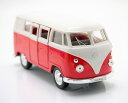 WELLY 1/36 VW フォルクスワーゲン T1 バス プルバックカー / レッド ミニチュア ミニカー モデルカー 模型