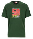 マルコ シモンチェリ 58 Super Sic Tシャツ グリーン バイク MotoGP 緑 レッド 赤 半袖