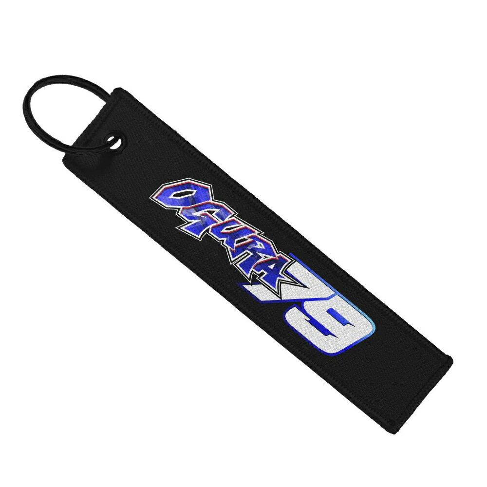 2025 トラックハウス レーシング 小椋 藍 ロゴ キーリング ブラック 黒 バイク チャーム キーホルダー ストラップ アクセサリー