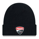 ドゥカティ DUCATI NewEra ロゴ ブラック ニット ビーニー ニット帽 ブラック 黒 MotoGP バイク 公式