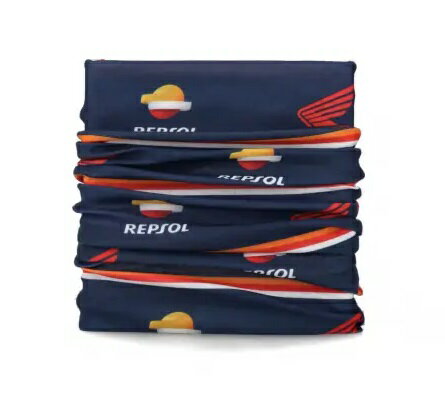 レプソル ホンダ All Over Logo ネックチューブ ネイビー 帽子 Repsol HONDA MotoGP バイク 紺