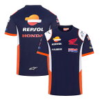 レプソル ホンダ レプリカ Tシャツ ネイビー 紺 Repsol HONDA バイク MotoGP