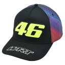 バレンティーノロッシ VR46 WRT コレクション Fade 46 ミッドバイザー キャップ 公式