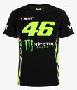 2022 バレンティーノ ロッシ VR46 WRT レプリカ Tシャツ ブラック イエロー 黒 黄色