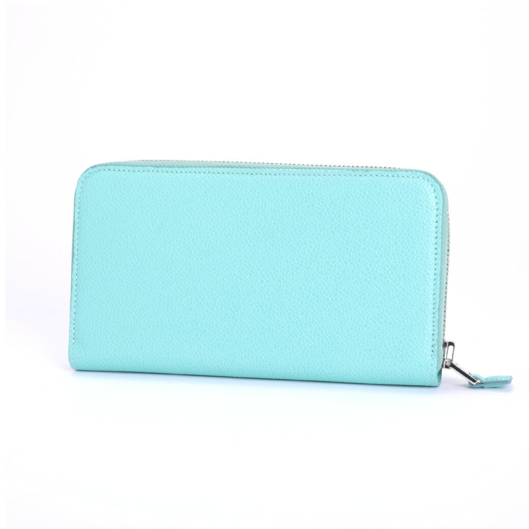 【海外買付品】TOM FORD（トムフォード）ラウンドファスナー 長財布 ＜ライトブルー＞