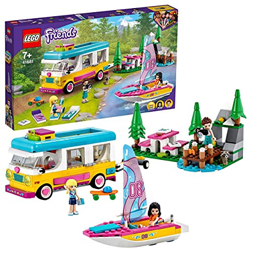 【クーポン配布中】 レゴ(LEGO) フレンズ キャンピングカーとボート （森のキャンピングカーとボート） 41681 おもちゃ お人形 ドール