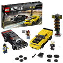 【クーポン配布中】 レゴ(LEGO) 2018 ダッジ・チャレンジャー SRT デーモンと 1970 ダッジ・チャージャー R/T 75893 ブ