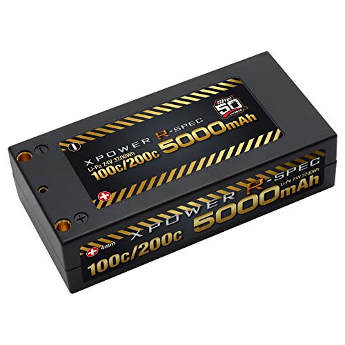 yN[|zzz nCebN XPOWER R-SPEC Li-Po 7.4V 5000mAh 100C/200C 50Nf