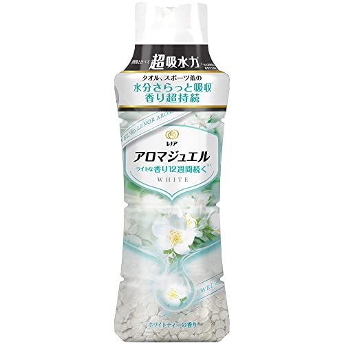 【クーポン配布中】 レノア ハピネス アロマジュエル 香り付け専用ビーズ ホワイトティー 本体 470mL