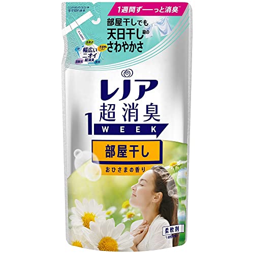 【クーポン配布中】 レノア 超消臭1WEEK 部屋干し おひさまの香り 詰め替え 380ml